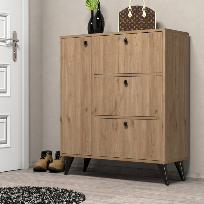 Hanah Home Bella 1802 Zapatero Bohemio Roble Hanah Home Bella 1802 Zapatero Bohemio Roble